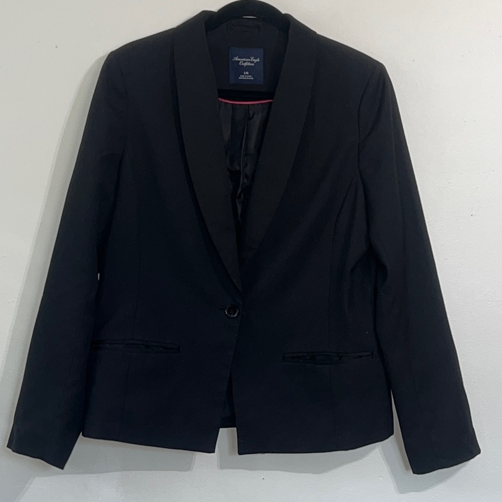 American Eagle Outfitters Black Womens Blazer